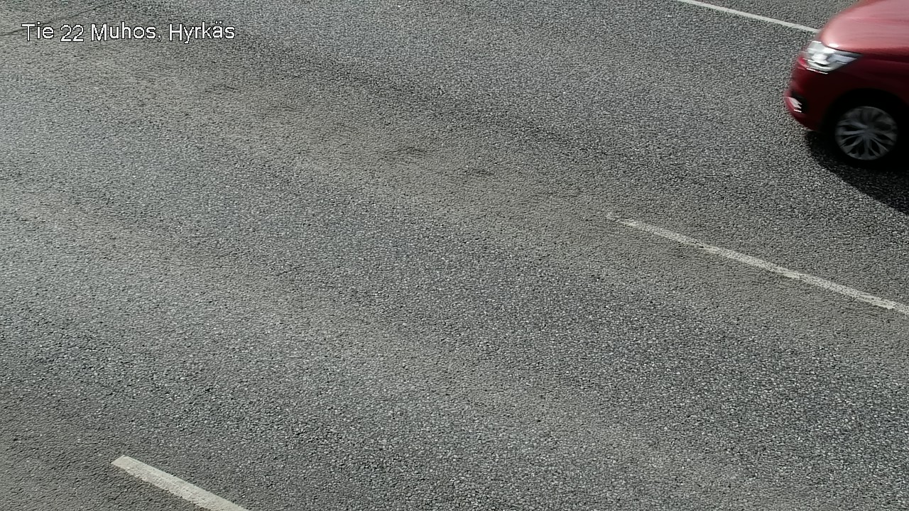 Weather Camera Image Road 22 Muhos, Hyrkäs, Muhos, Pohjois-Pohjanmaa