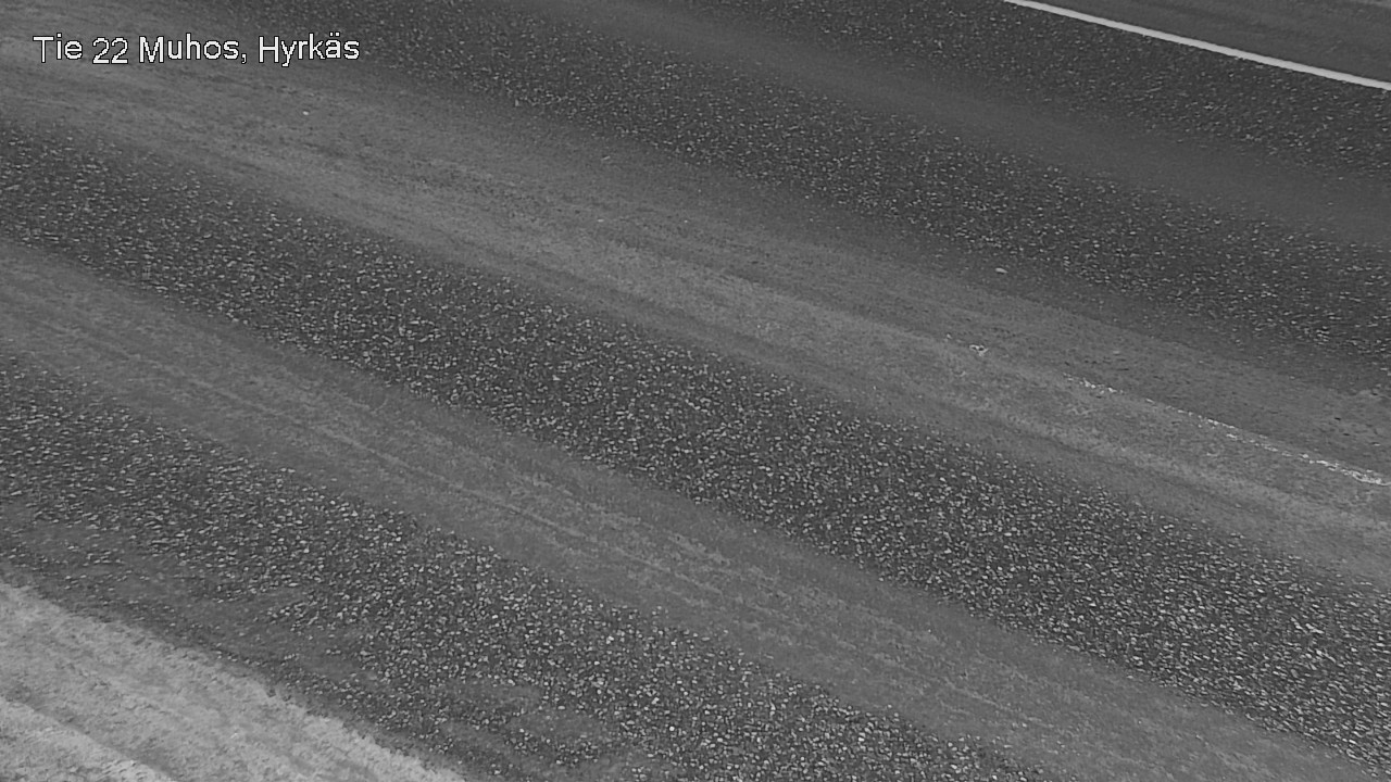 Weather Camera Image Väg 22 Muhos, Hyrkäs, Muhos, Pohjois-Pohjanmaa
