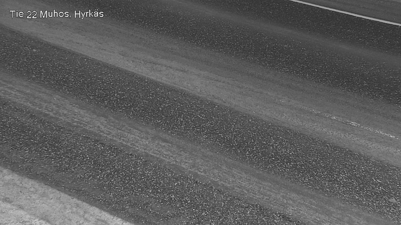 Weather Camera Image Väg 22 Muhos, Hyrkäs, Muhos, Pohjois-Pohjanmaa