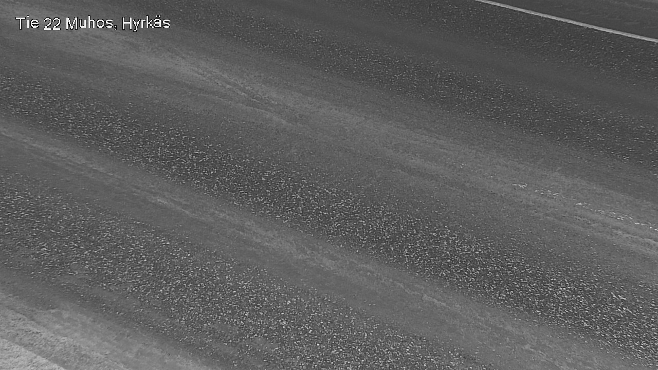 Weather Camera Image Väg 22 Muhos, Hyrkäs, Muhos, Pohjois-Pohjanmaa