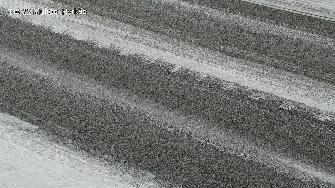 Weather Camera Image Road 22 Muhos, Hyrkäs, Muhos, Pohjois-Pohjanmaa