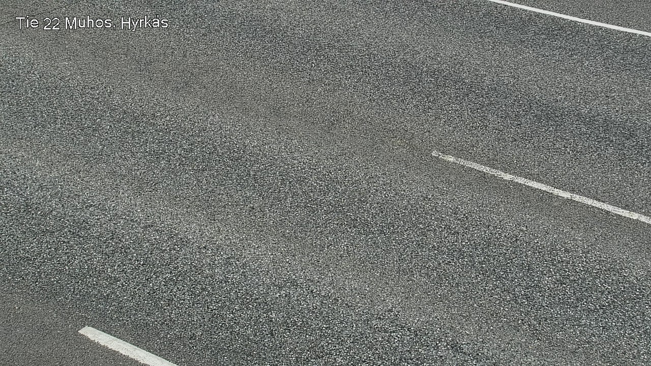Weather Camera Image Road 22 Muhos, Hyrkäs, Muhos, Pohjois-Pohjanmaa