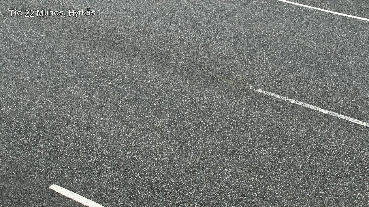 Weather Camera Image Väg 22 Muhos, Hyrkäs, Muhos, Pohjois-Pohjanmaa