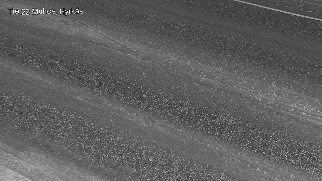 Weather Camera Image Väg 22 Muhos, Hyrkäs, Muhos, Pohjois-Pohjanmaa