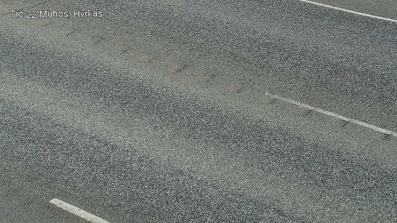 Weather Camera Image Road 22 Muhos, Hyrkäs, Muhos, Pohjois-Pohjanmaa