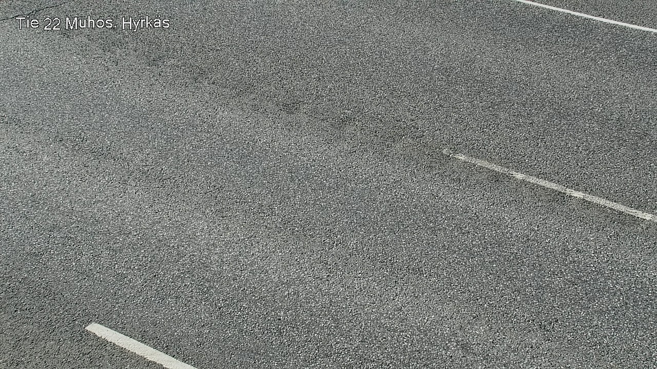 Weather Camera Image Väg 22 Muhos, Hyrkäs, Muhos, Pohjois-Pohjanmaa