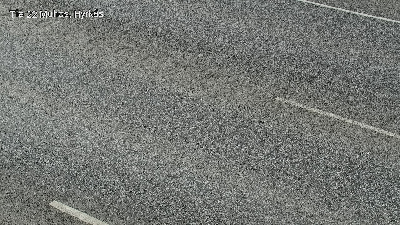 Weather Camera Image Road 22 Muhos, Hyrkäs, Muhos, Pohjois-Pohjanmaa