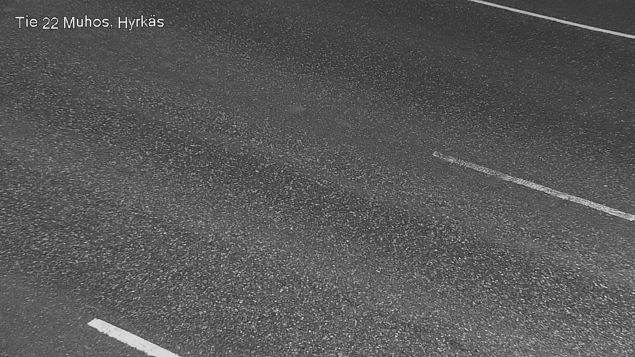 Weather Camera Image Road 22 Muhos, Hyrkäs, Muhos, Pohjois-Pohjanmaa