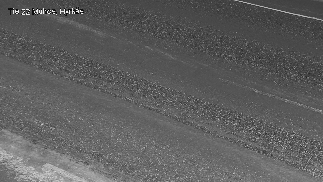 Weather Camera Image Road 22 Muhos, Hyrkäs, Muhos, Pohjois-Pohjanmaa