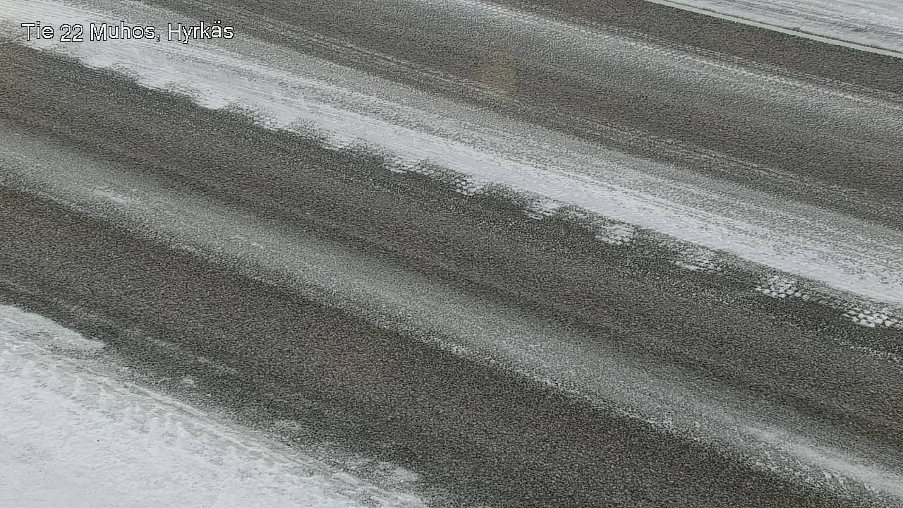 Weather Camera Image Road 22 Muhos, Hyrkäs, Muhos, Pohjois-Pohjanmaa