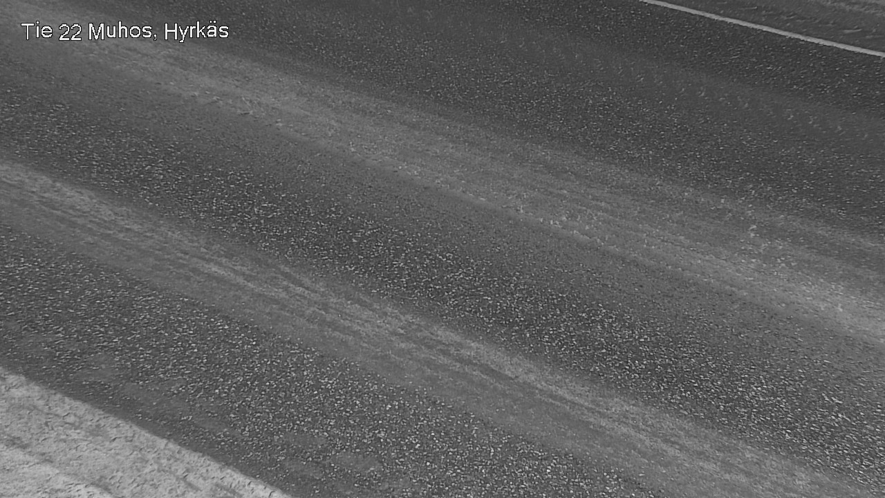 Weather Camera Image Väg 22 Muhos, Hyrkäs, Muhos, Pohjois-Pohjanmaa