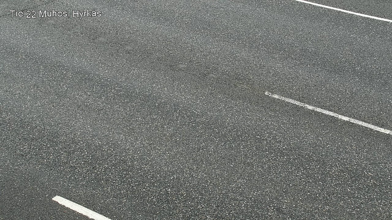 Weather Camera Image Väg 22 Muhos, Hyrkäs, Muhos, Pohjois-Pohjanmaa