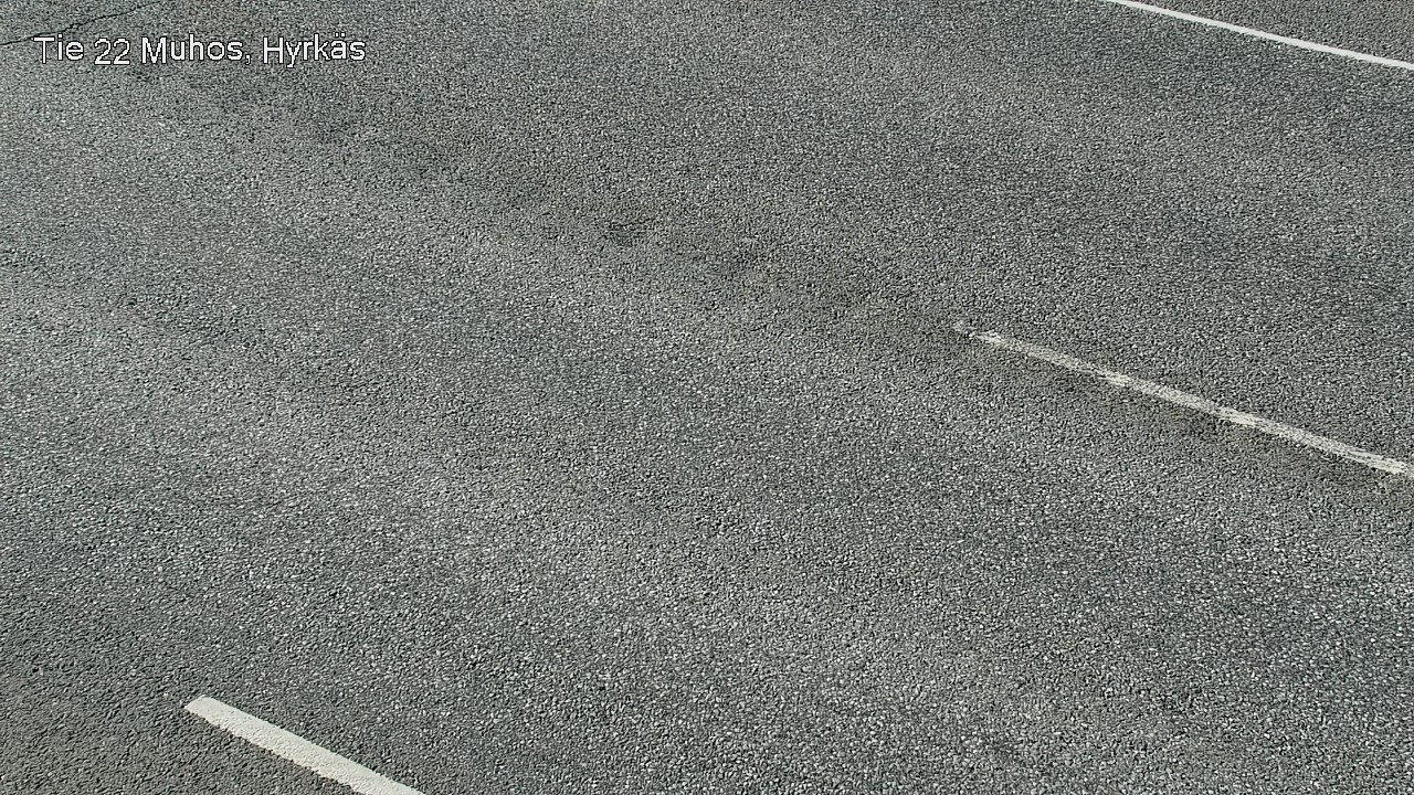 Weather Camera Image Road 22 Muhos, Hyrkäs, Muhos, Pohjois-Pohjanmaa