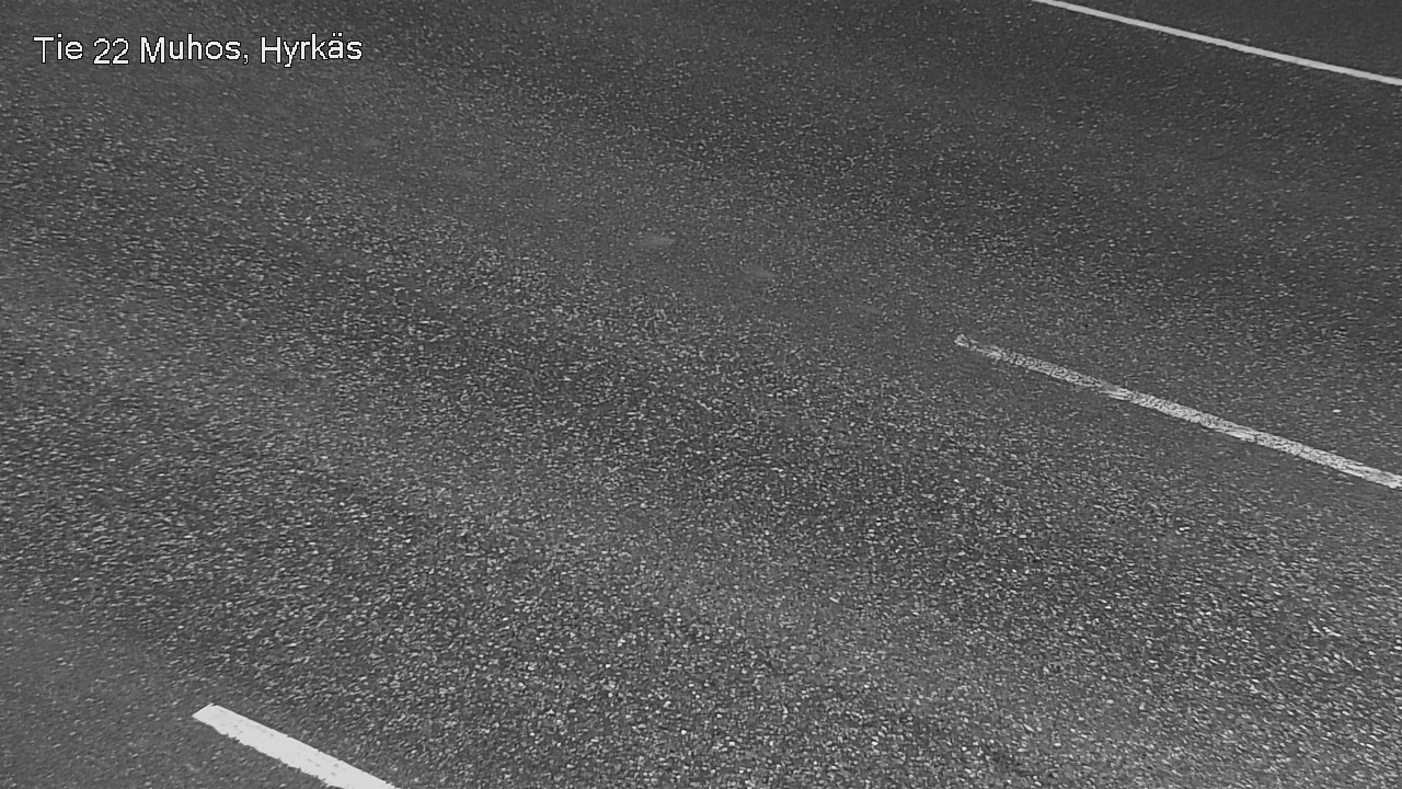 Weather Camera Image Road 22 Muhos, Hyrkäs, Muhos, Pohjois-Pohjanmaa