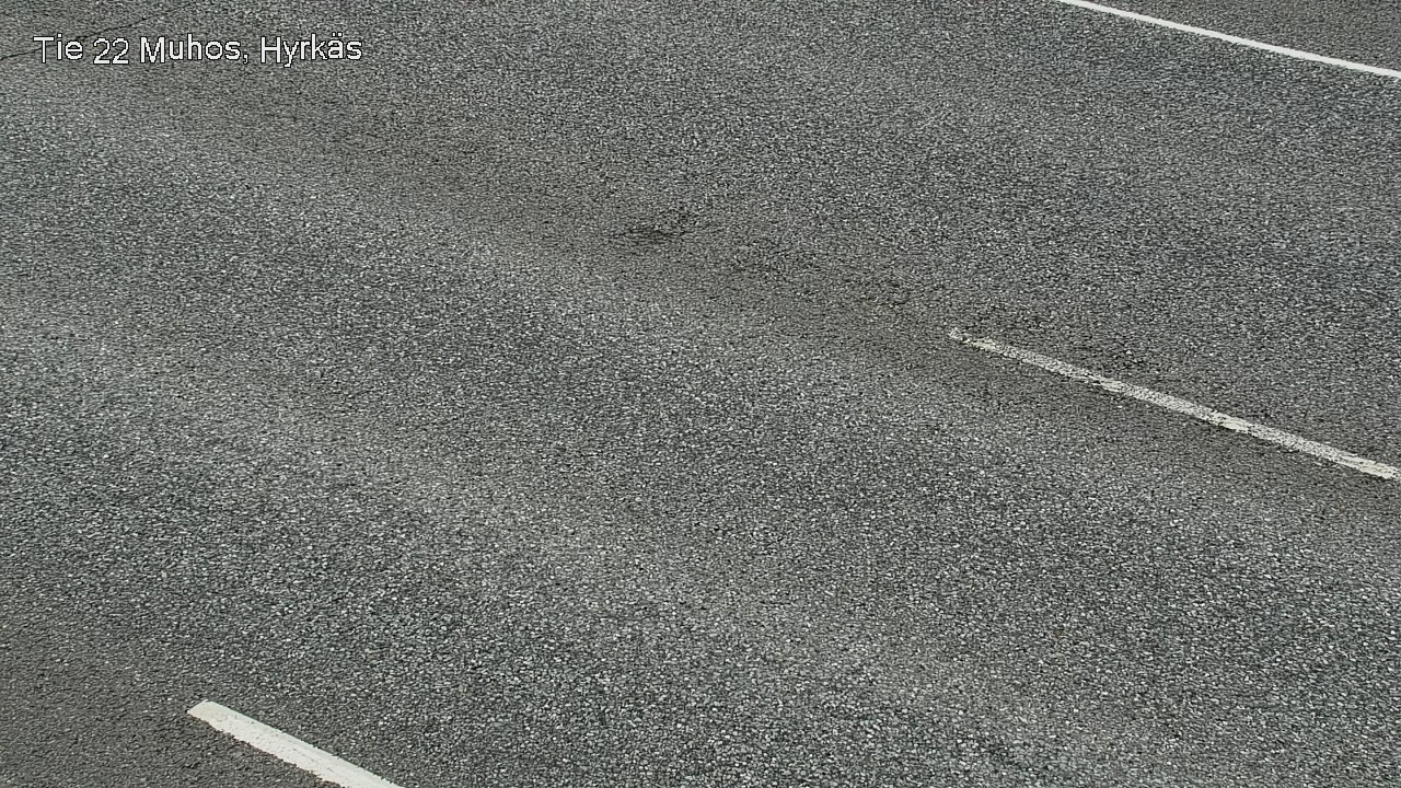 Weather Camera Image Väg 22 Muhos, Hyrkäs, Muhos, Pohjois-Pohjanmaa