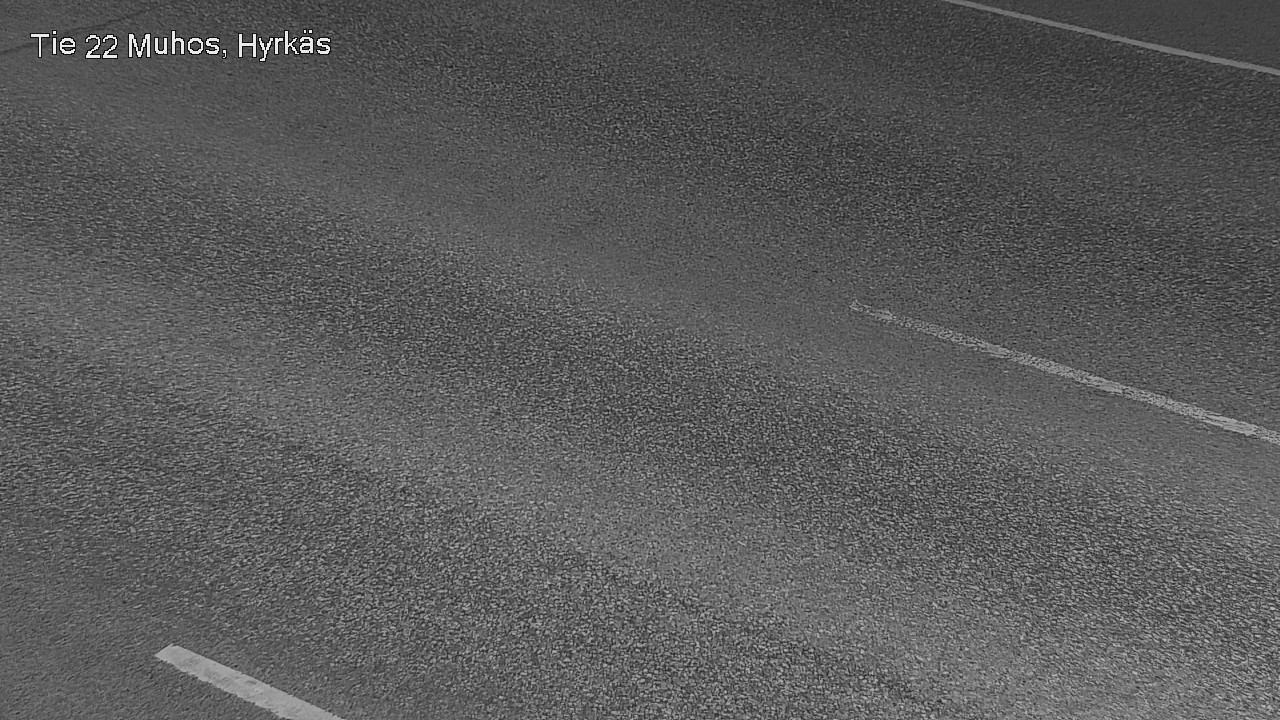 Weather Camera Image Road 22 Muhos, Hyrkäs, Muhos, Pohjois-Pohjanmaa