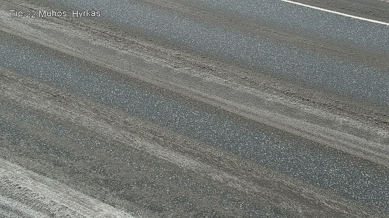 Weather Camera Image Road 22 Muhos, Hyrkäs, Muhos, Pohjois-Pohjanmaa