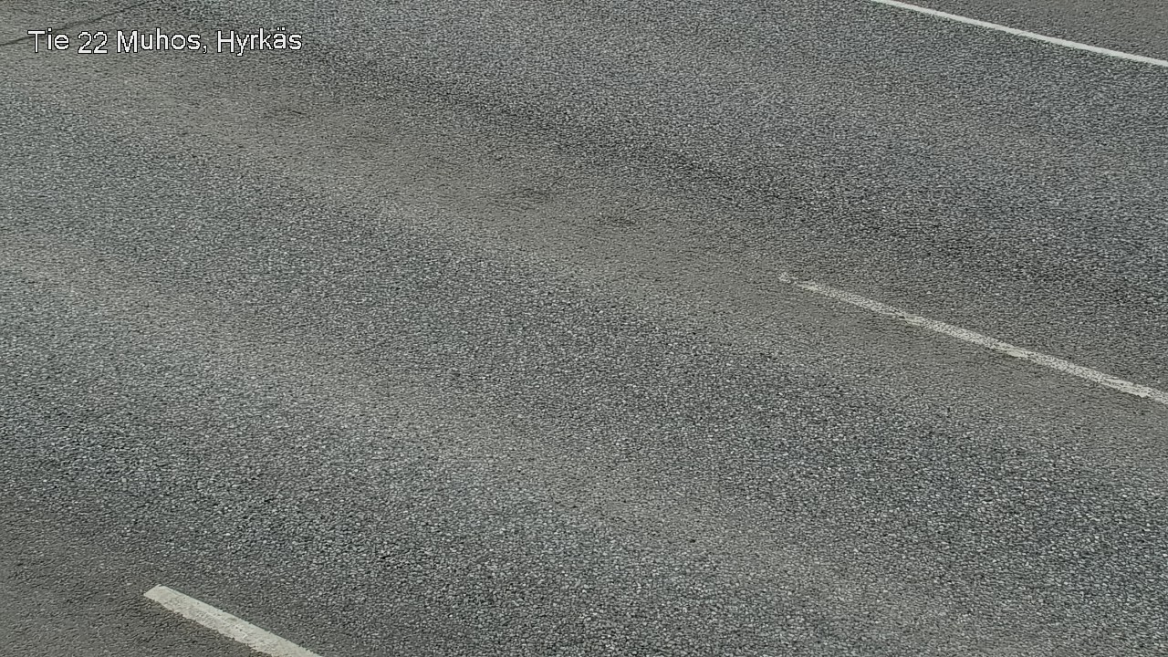 Weather Camera Image Road 22 Muhos, Hyrkäs, Muhos, Pohjois-Pohjanmaa