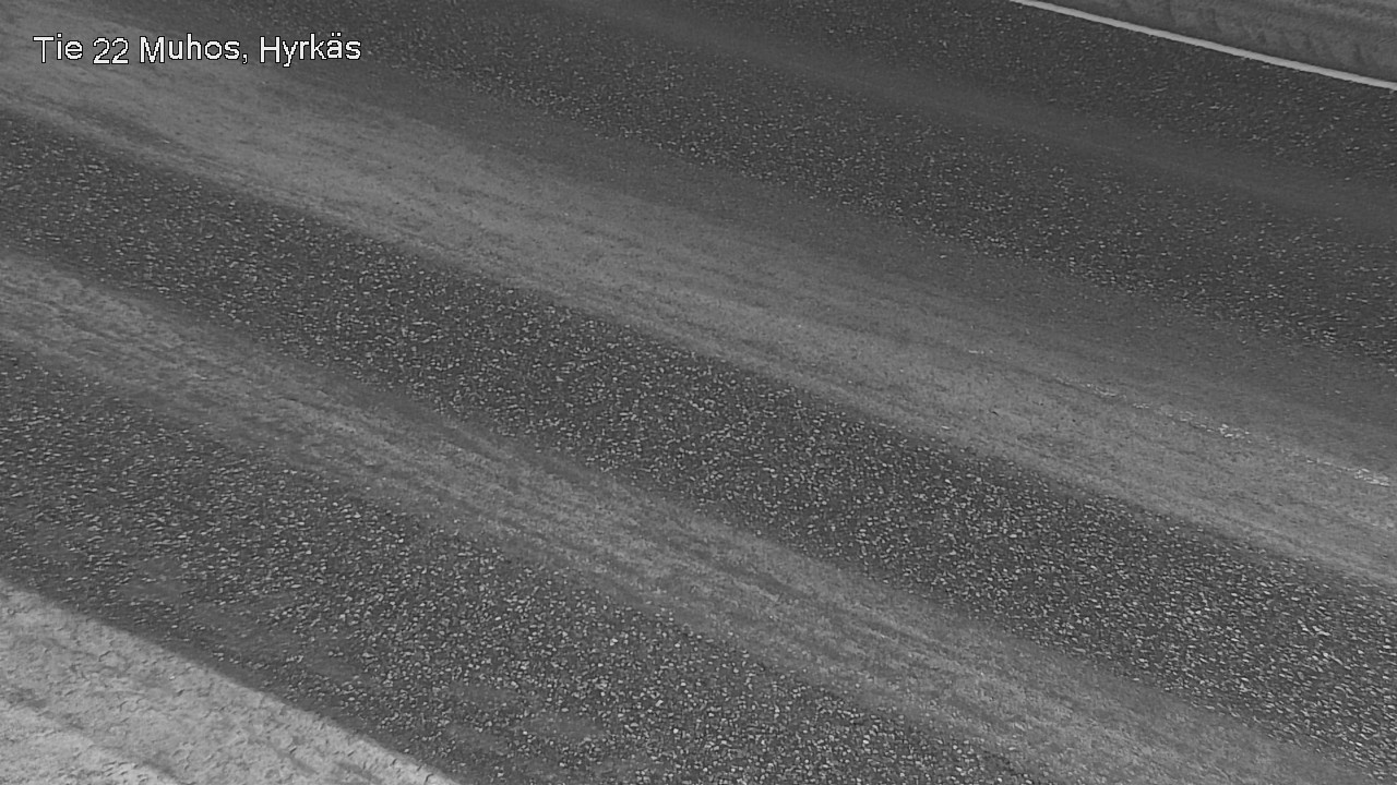 Weather Camera Image Väg 22 Muhos, Hyrkäs, Muhos, Pohjois-Pohjanmaa