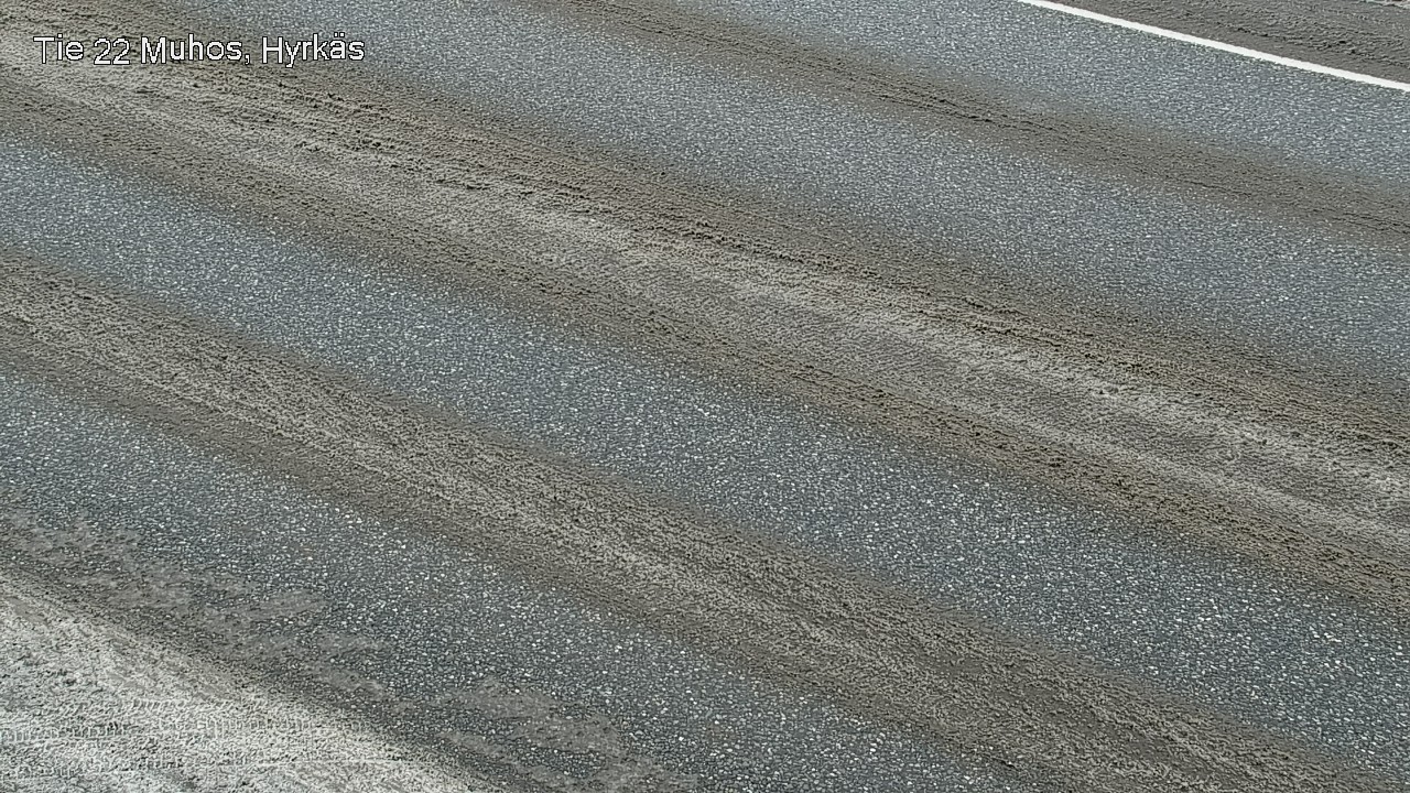 Weather Camera Image Road 22 Muhos, Hyrkäs, Muhos, Pohjois-Pohjanmaa