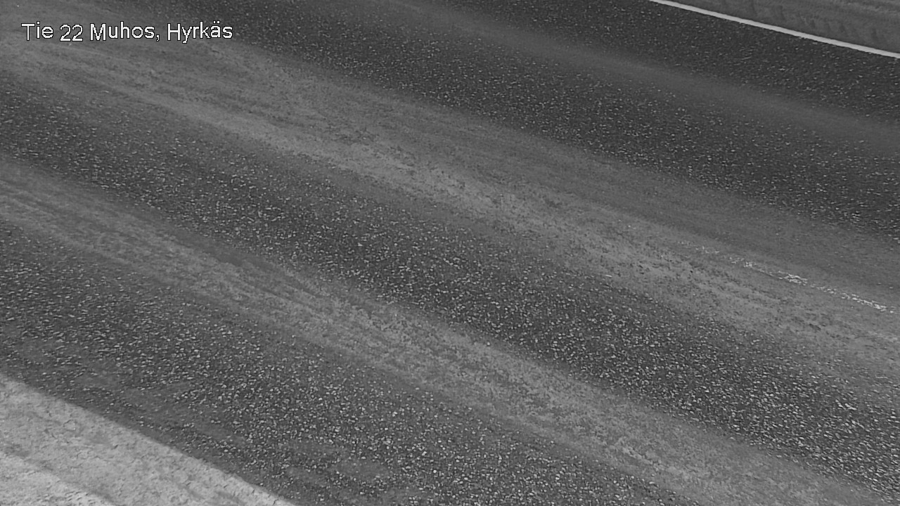 Weather Camera Image Väg 22 Muhos, Hyrkäs, Muhos, Pohjois-Pohjanmaa