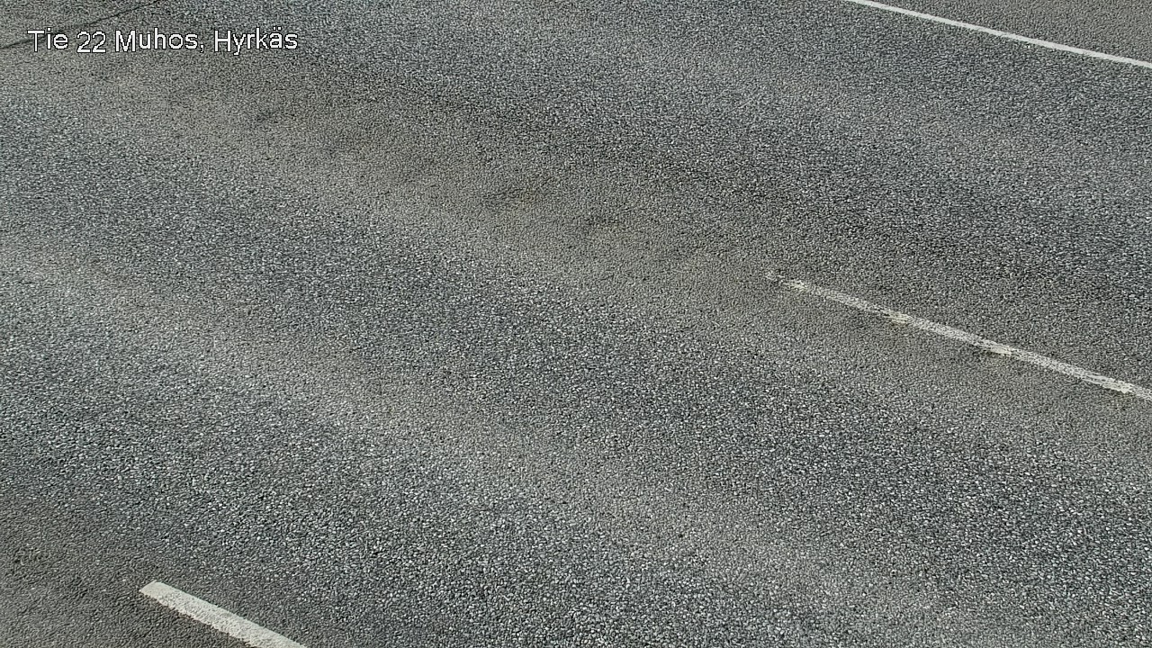 Weather Camera Image Road 22 Muhos, Hyrkäs, Muhos, Pohjois-Pohjanmaa