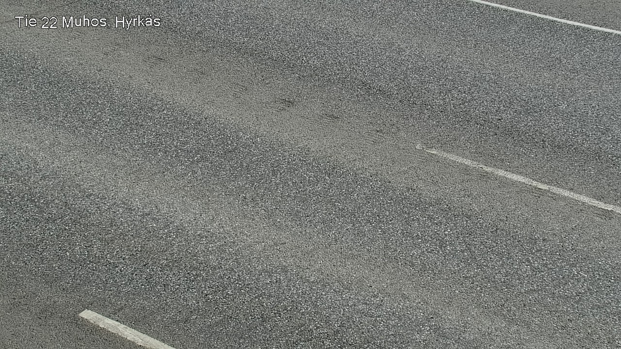 Weather Camera Image Väg 22 Muhos, Hyrkäs, Muhos, Pohjois-Pohjanmaa