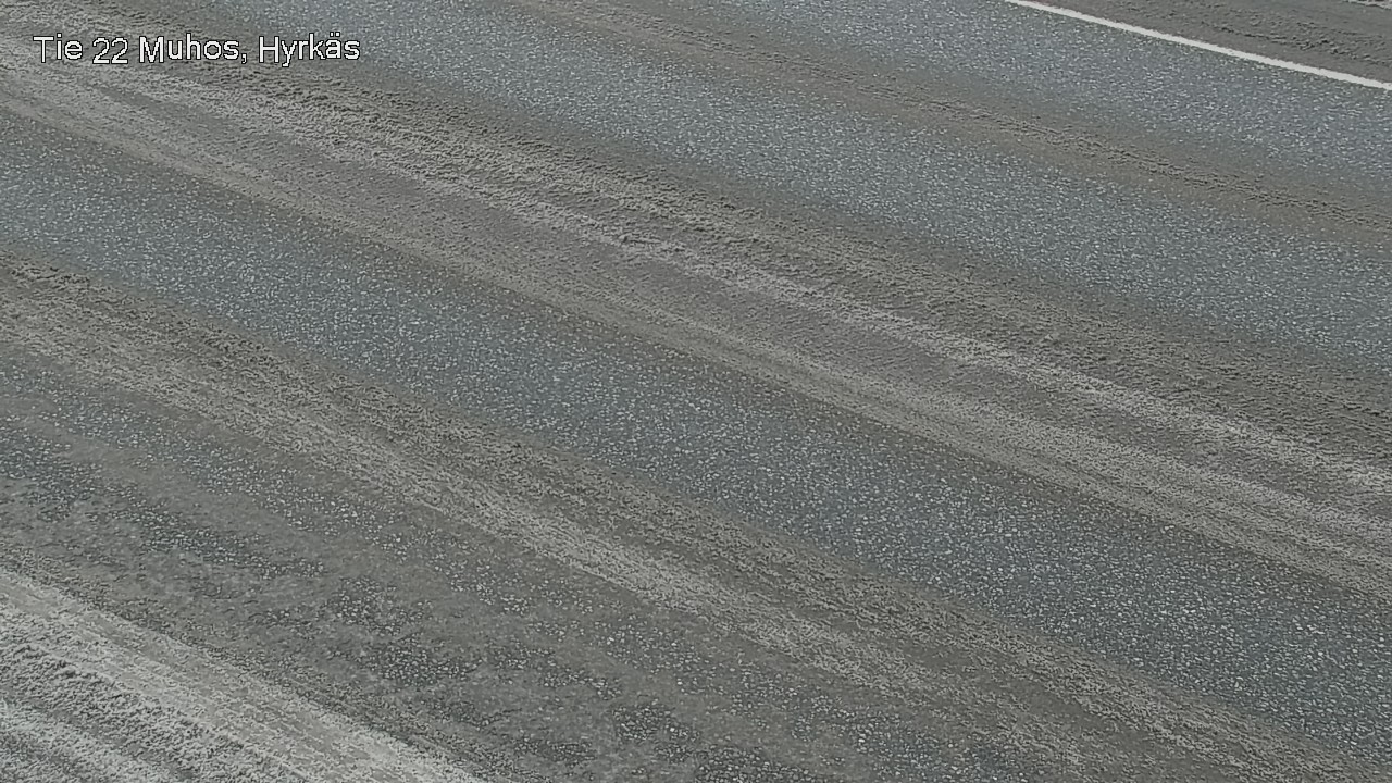 Weather Camera Image Road 22 Muhos, Hyrkäs, Muhos, Pohjois-Pohjanmaa