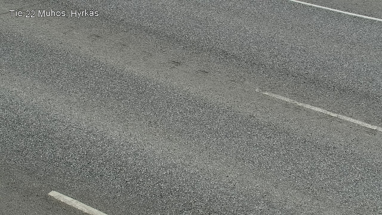 Weather Camera Image Väg 22 Muhos, Hyrkäs, Muhos, Pohjois-Pohjanmaa