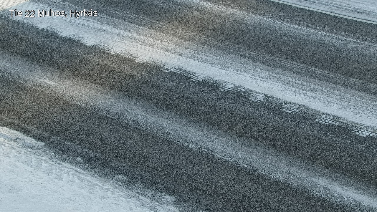 Weather Camera Image Road 22 Muhos, Hyrkäs, Muhos, Pohjois-Pohjanmaa