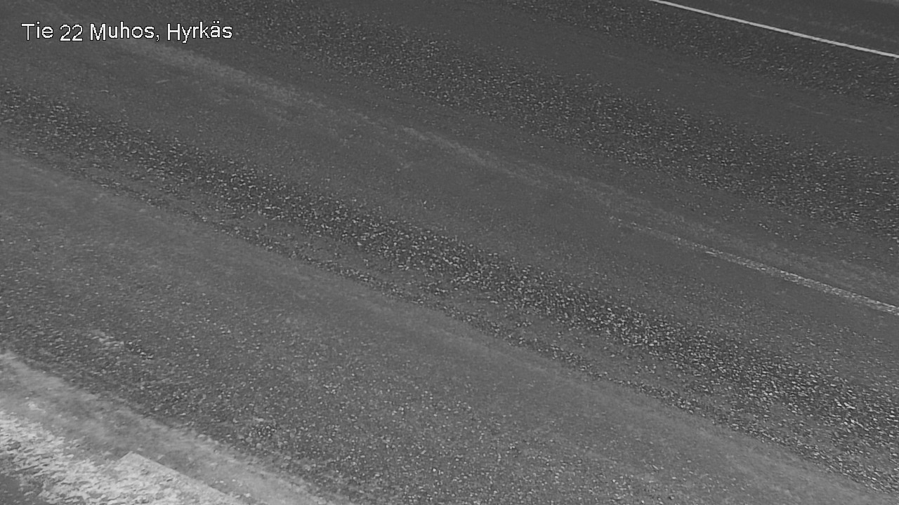 Weather Camera Image Road 22 Muhos, Hyrkäs, Muhos, Pohjois-Pohjanmaa