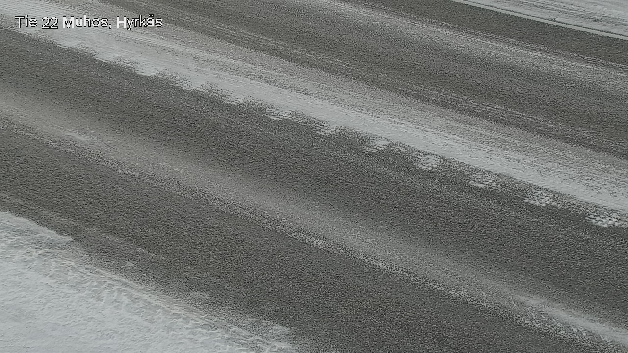 Weather Camera Image Road 22 Muhos, Hyrkäs, Muhos, Pohjois-Pohjanmaa