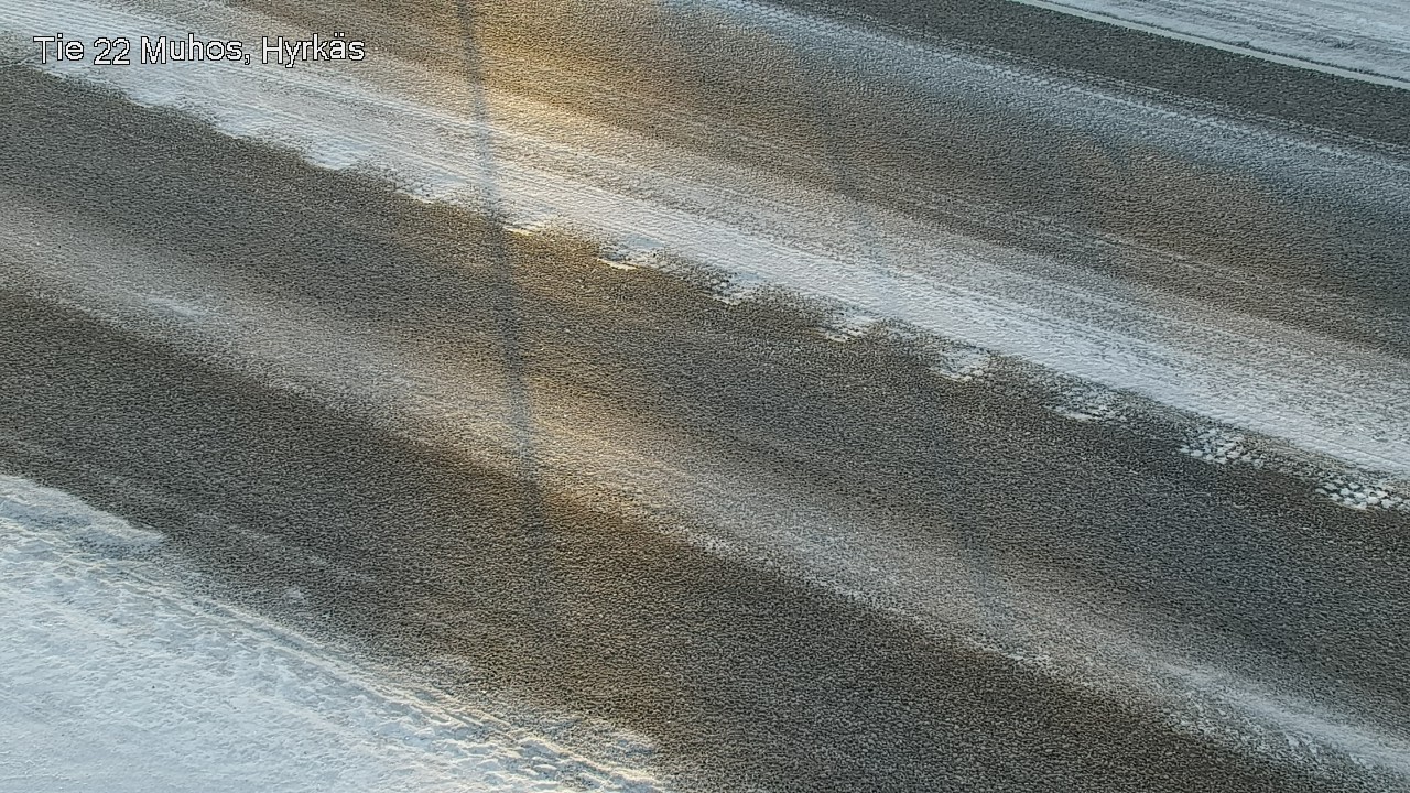Weather Camera Image Road 22 Muhos, Hyrkäs, Muhos, Pohjois-Pohjanmaa
