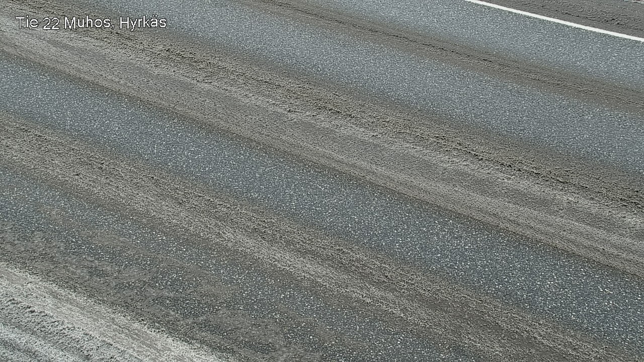 Weather Camera Image Road 22 Muhos, Hyrkäs, Muhos, Pohjois-Pohjanmaa