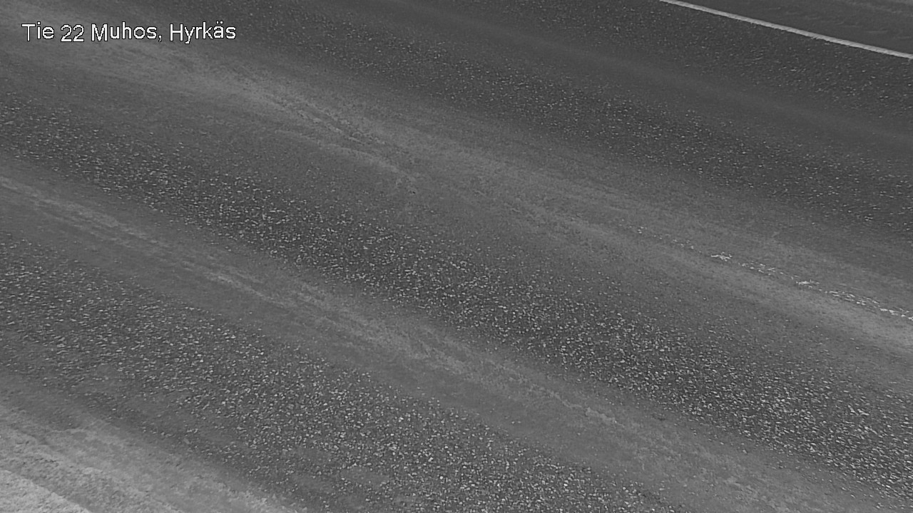 Weather Camera Image Väg 22 Muhos, Hyrkäs, Muhos, Pohjois-Pohjanmaa