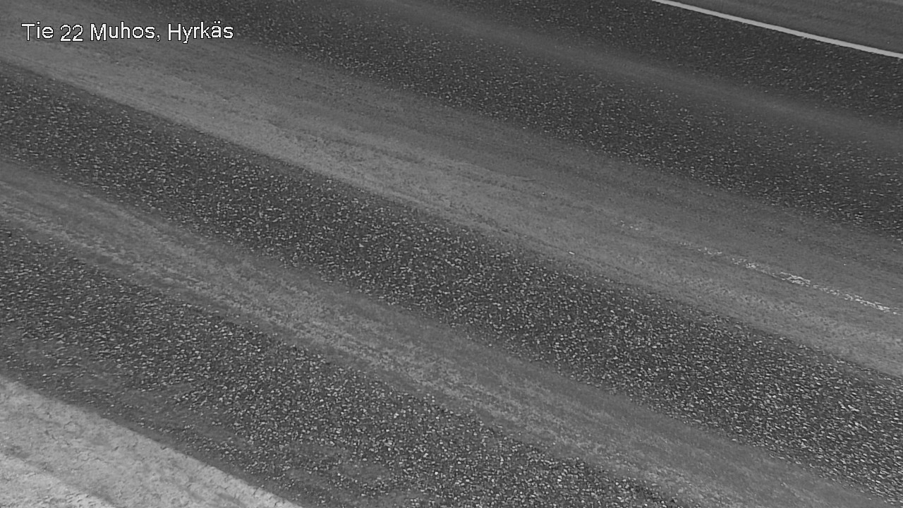 Weather Camera Image Väg 22 Muhos, Hyrkäs, Muhos, Pohjois-Pohjanmaa