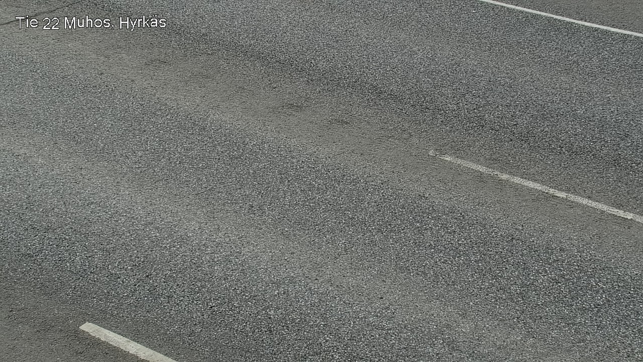 Weather Camera Image Road 22 Muhos, Hyrkäs, Muhos, Pohjois-Pohjanmaa