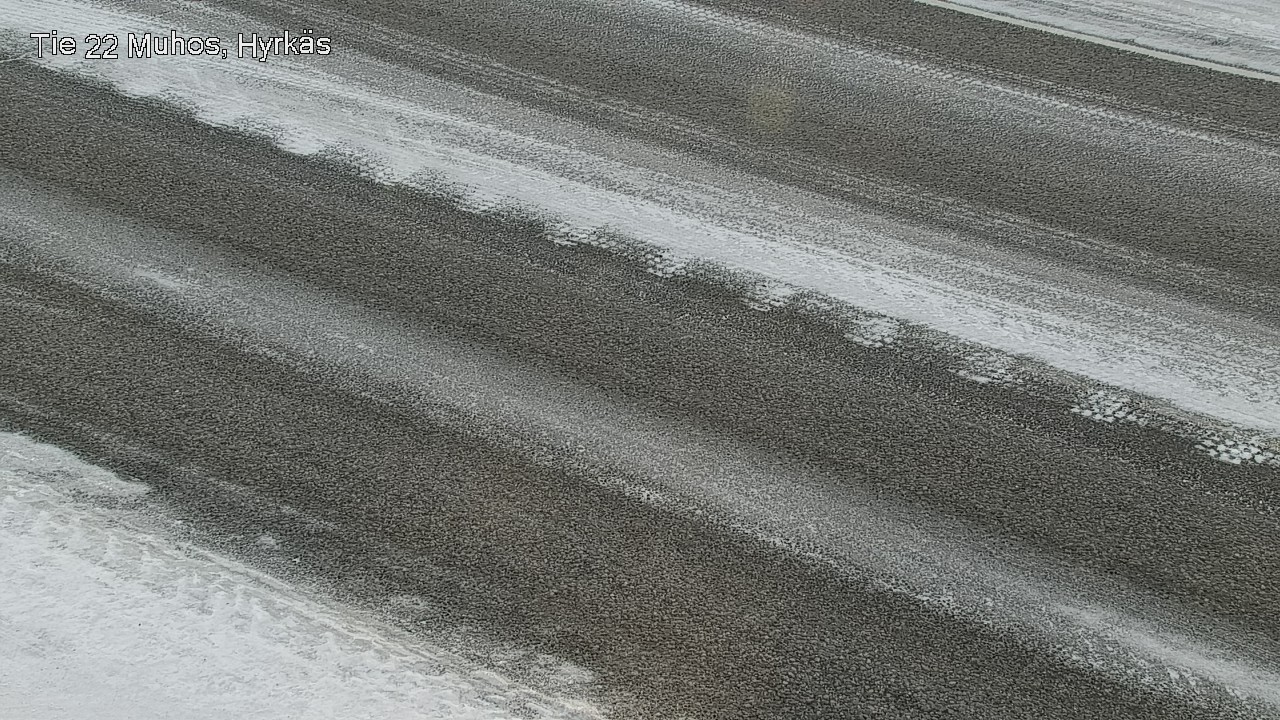Weather Camera Image Road 22 Muhos, Hyrkäs, Muhos, Pohjois-Pohjanmaa