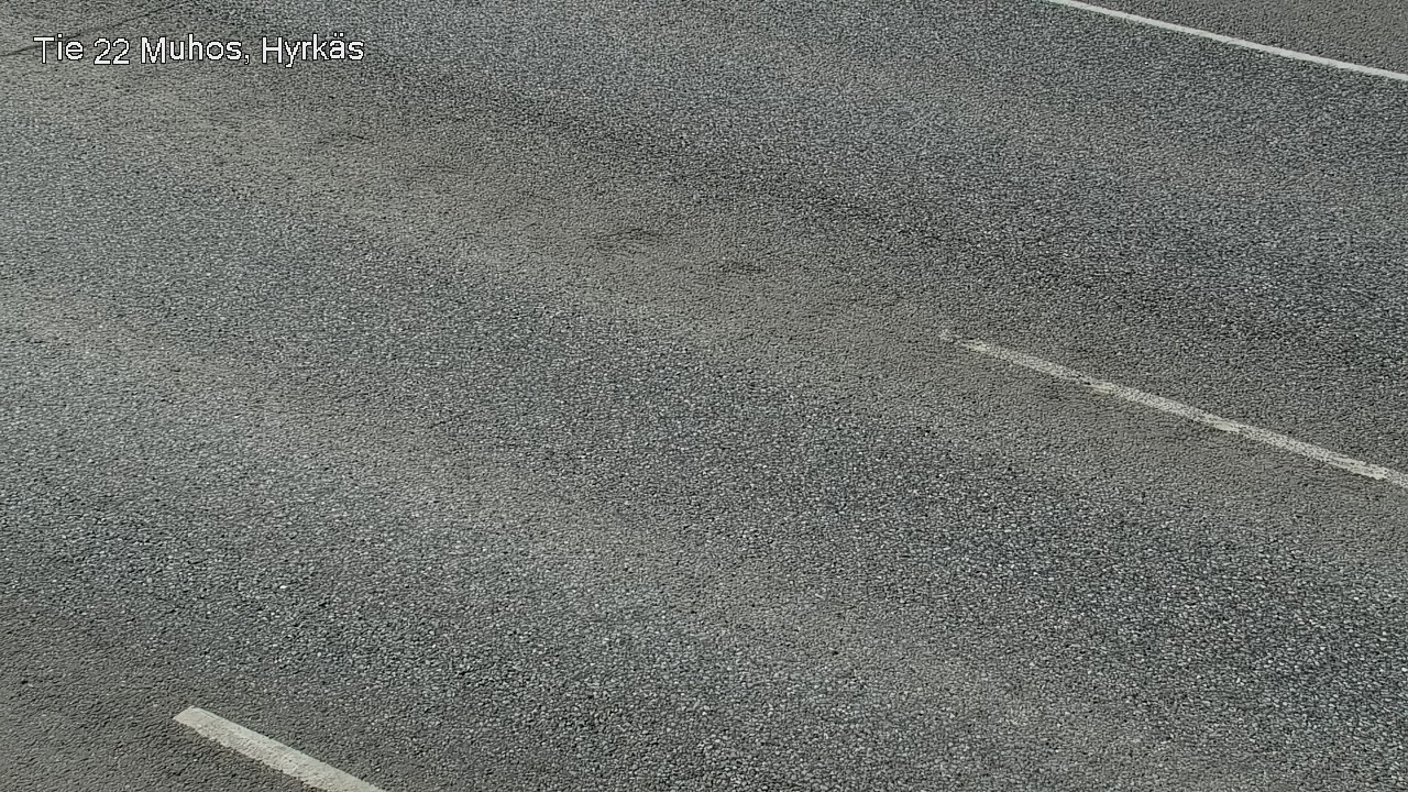 Weather Camera Image Road 22 Muhos, Hyrkäs, Muhos, Pohjois-Pohjanmaa