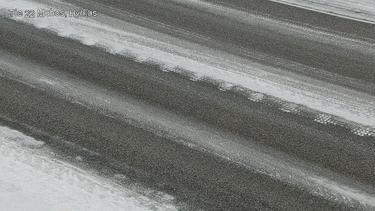 Weather Camera Image Road 22 Muhos, Hyrkäs, Muhos, Pohjois-Pohjanmaa