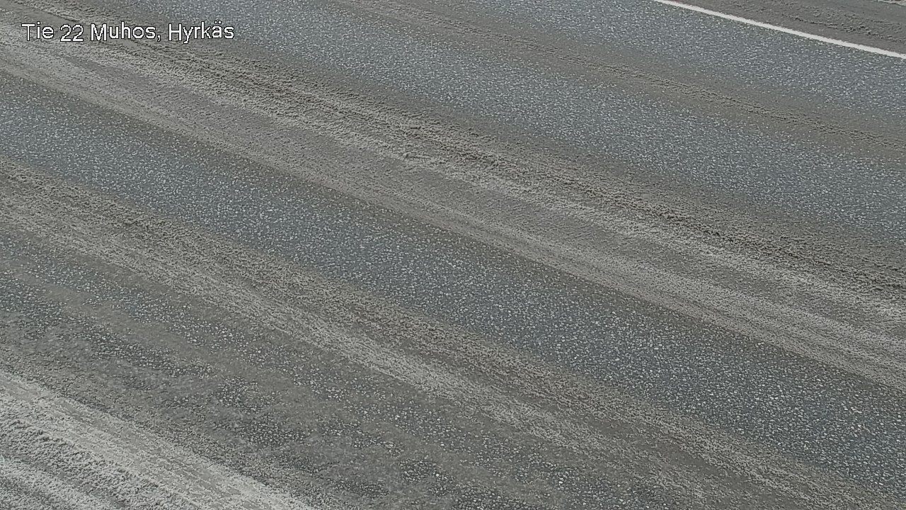Weather Camera Image Road 22 Muhos, Hyrkäs, Muhos, Pohjois-Pohjanmaa