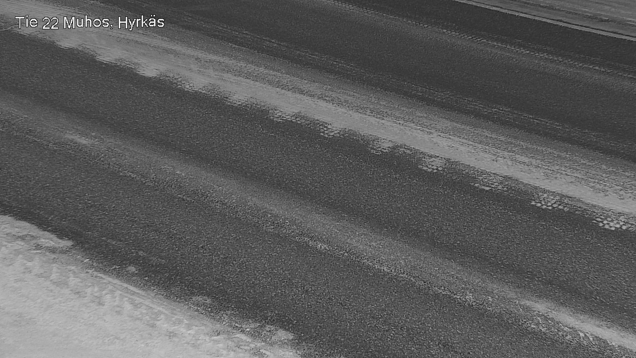 Weather Camera Image Väg 22 Muhos, Hyrkäs, Muhos, Pohjois-Pohjanmaa