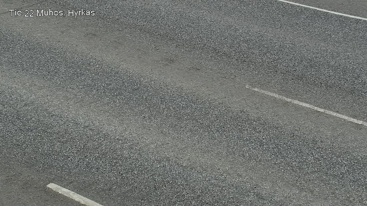 Weather Camera Image Väg 22 Muhos, Hyrkäs, Muhos, Pohjois-Pohjanmaa