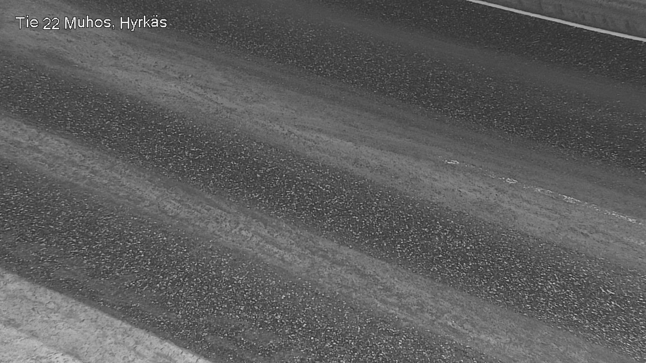 Weather Camera Image Väg 22 Muhos, Hyrkäs, Muhos, Pohjois-Pohjanmaa