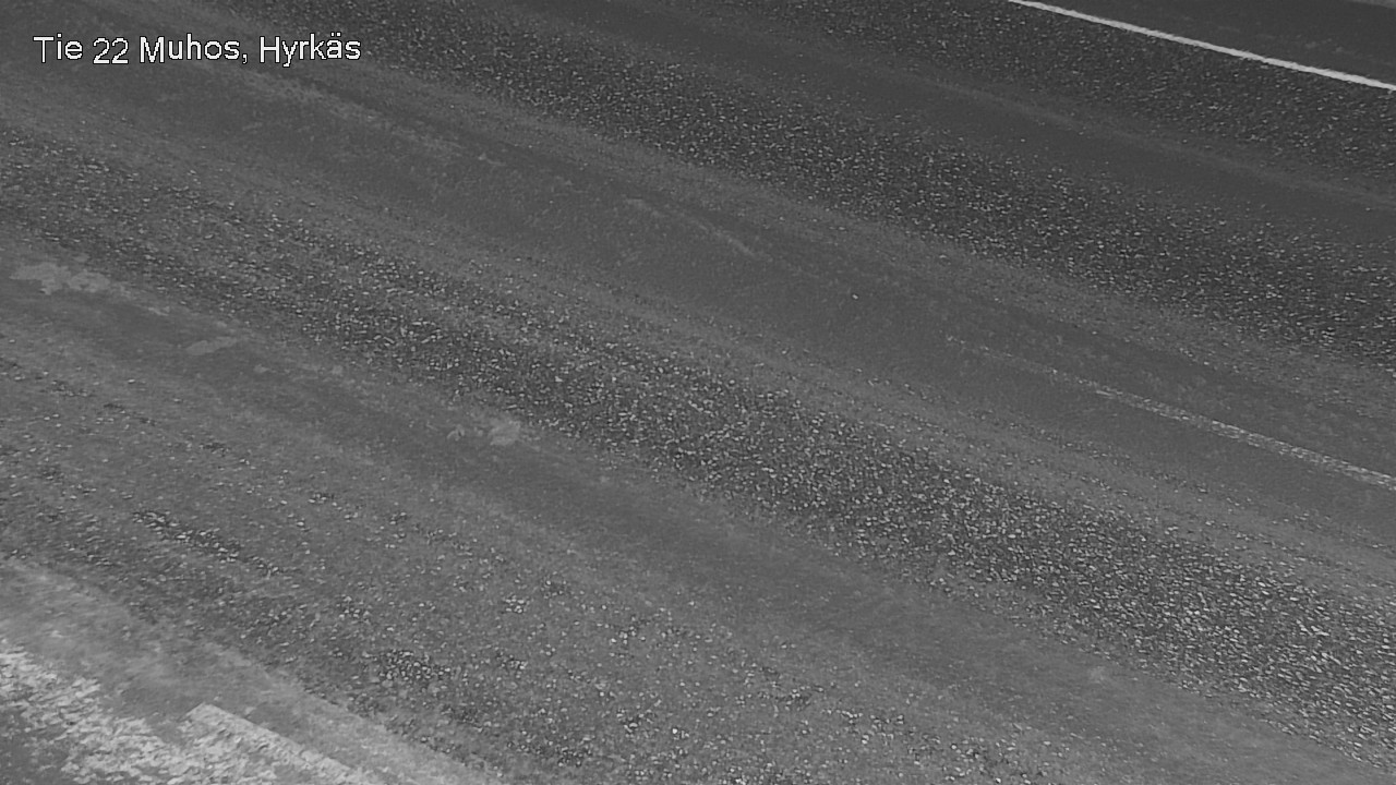Weather Camera Image Road 22 Muhos, Hyrkäs, Muhos, Pohjois-Pohjanmaa