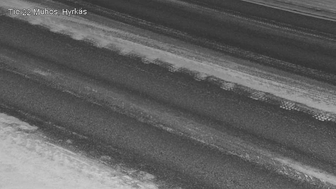 Weather Camera Image Väg 22 Muhos, Hyrkäs, Muhos, Pohjois-Pohjanmaa