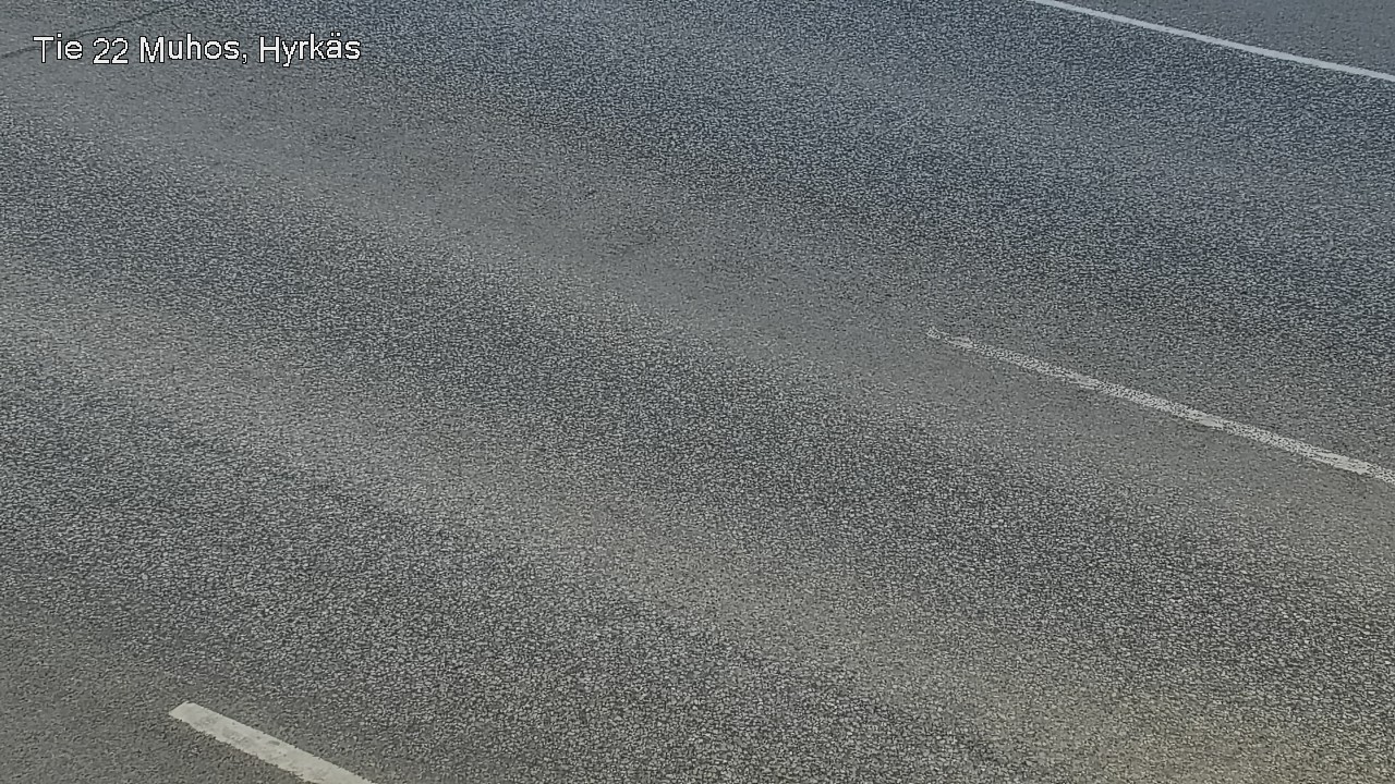 Weather Camera Image Road 22 Muhos, Hyrkäs, Muhos, Pohjois-Pohjanmaa