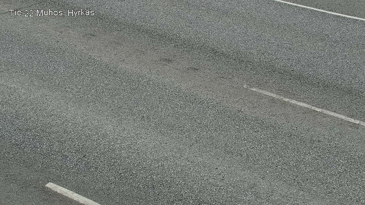 Weather Camera Image Väg 22 Muhos, Hyrkäs, Muhos, Pohjois-Pohjanmaa