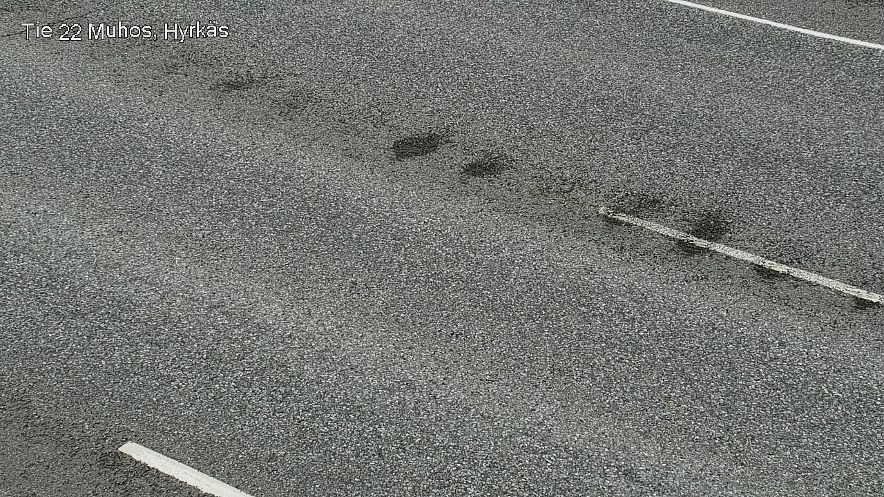 Weather Camera Image Väg 22 Muhos, Hyrkäs, Muhos, Pohjois-Pohjanmaa