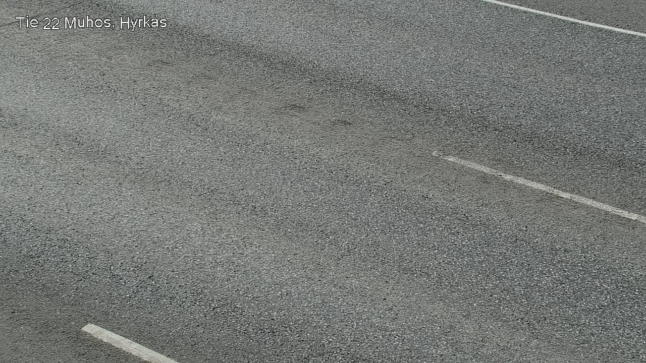 Weather Camera Image Väg 22 Muhos, Hyrkäs, Muhos, Pohjois-Pohjanmaa